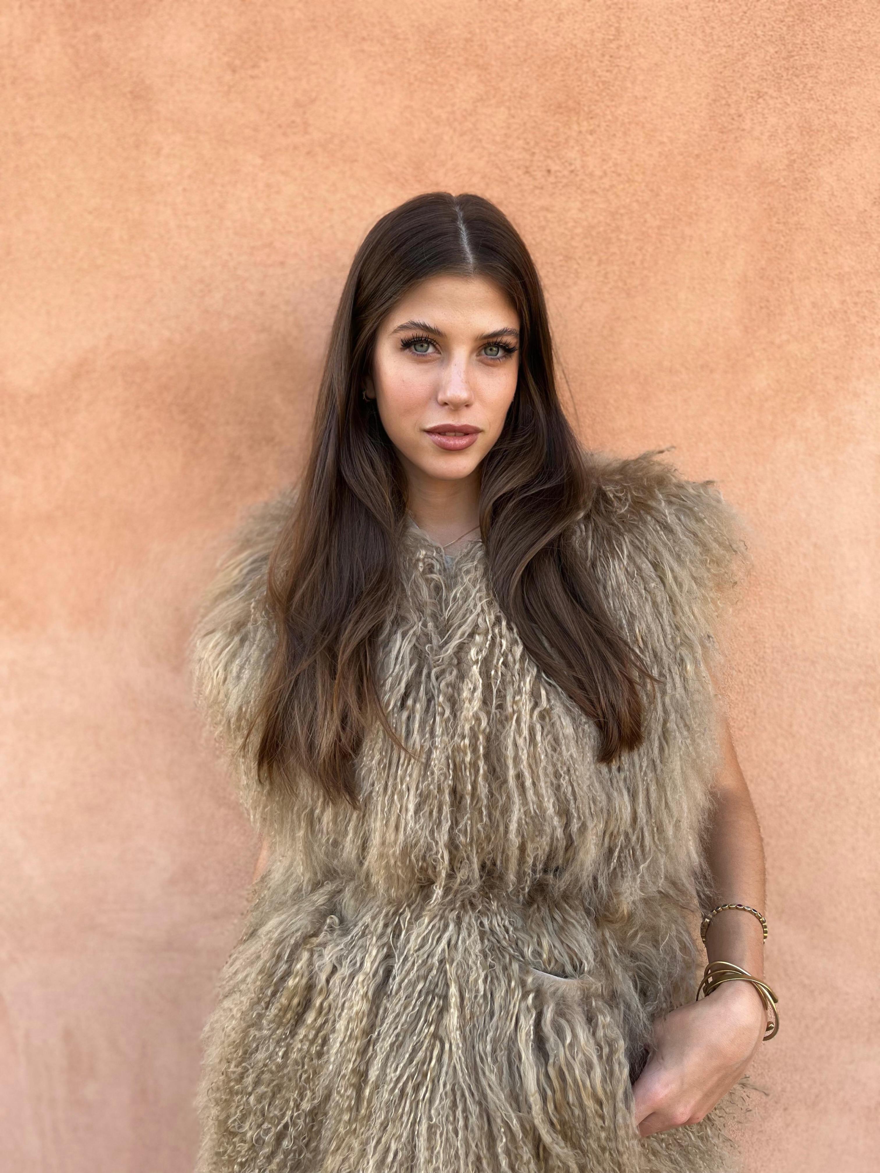 Shearling vest
