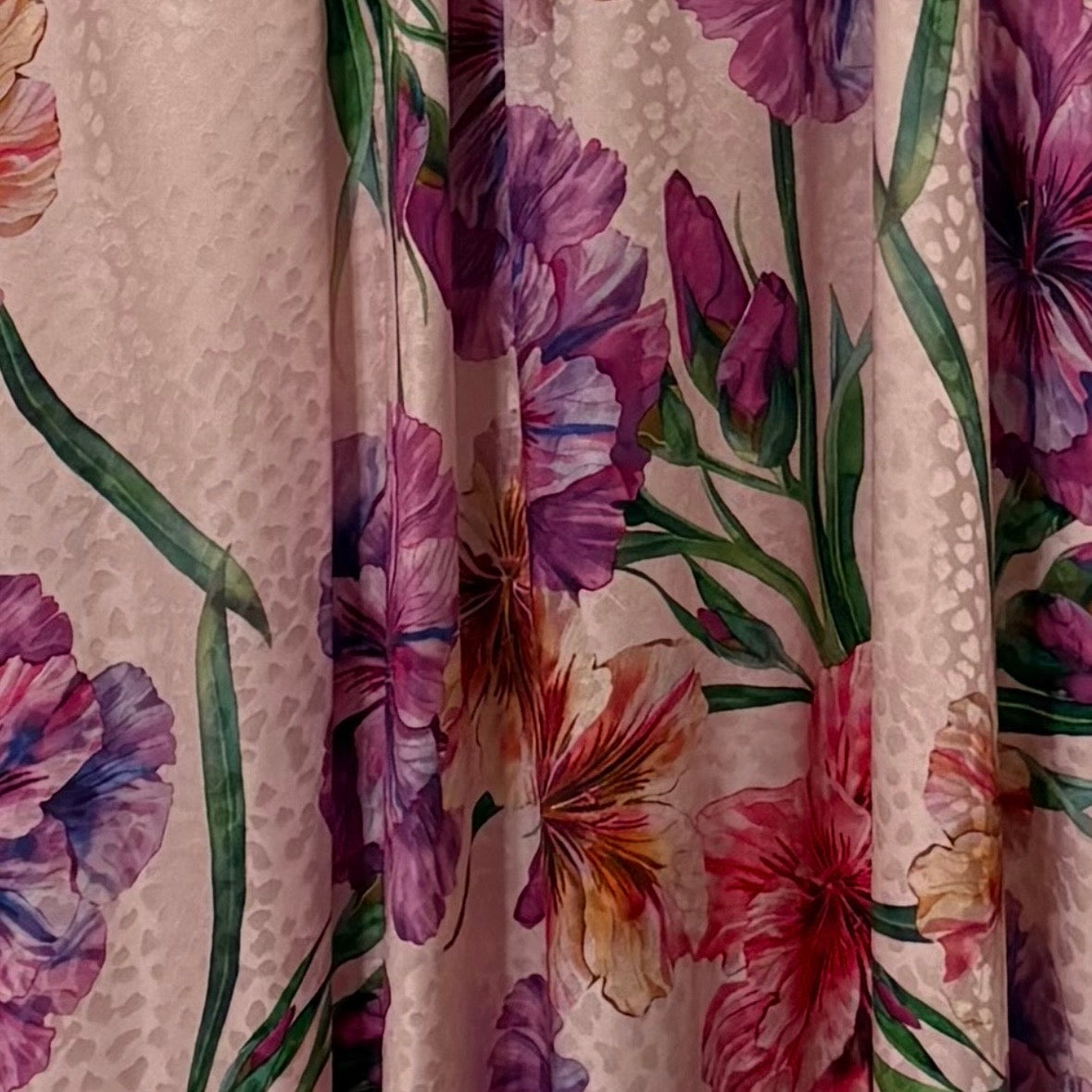 Circe jacquard silk dress
