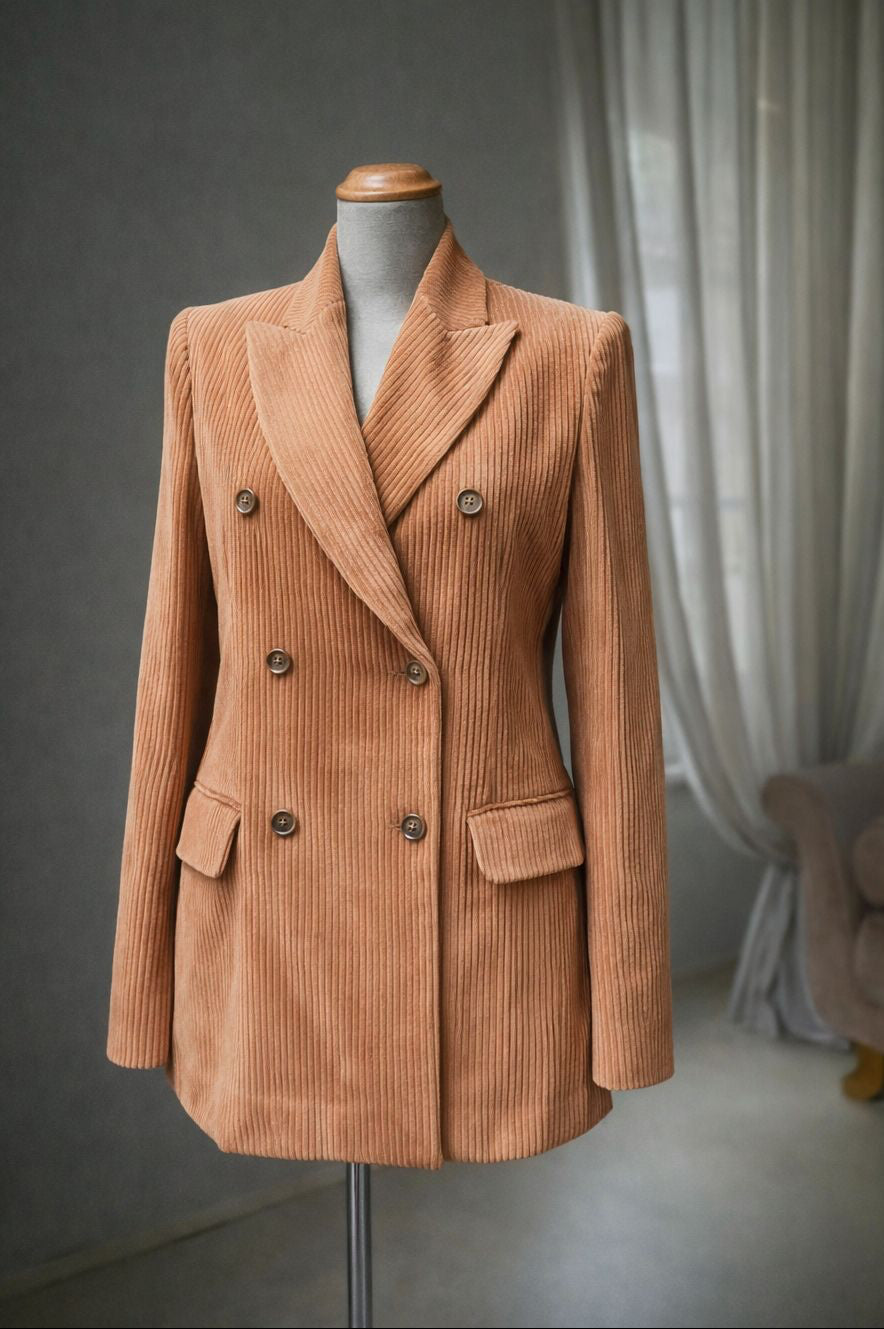 Blazer double breasted - Corduroy
