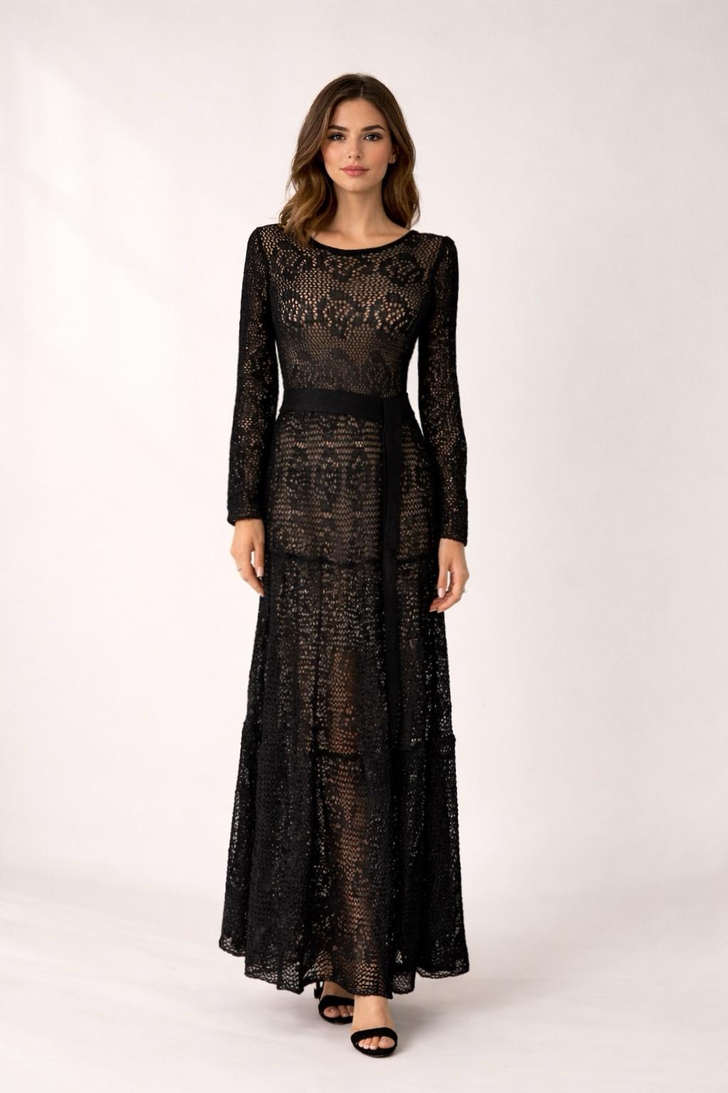 Roses dress lamé