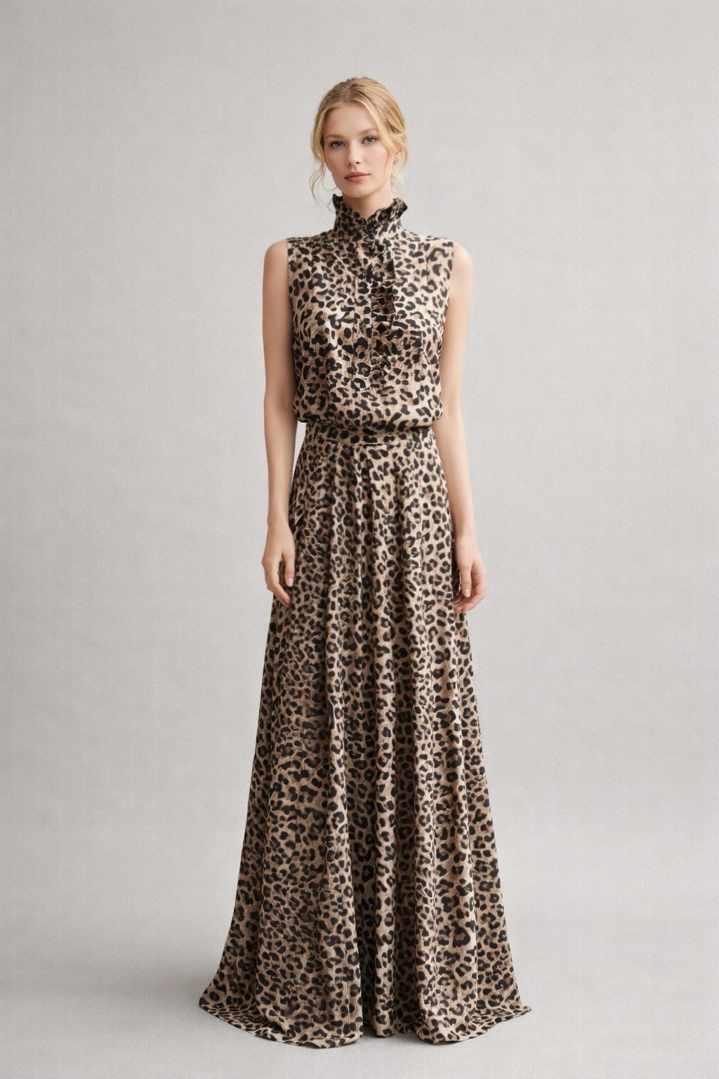 Roberta silk skirt
