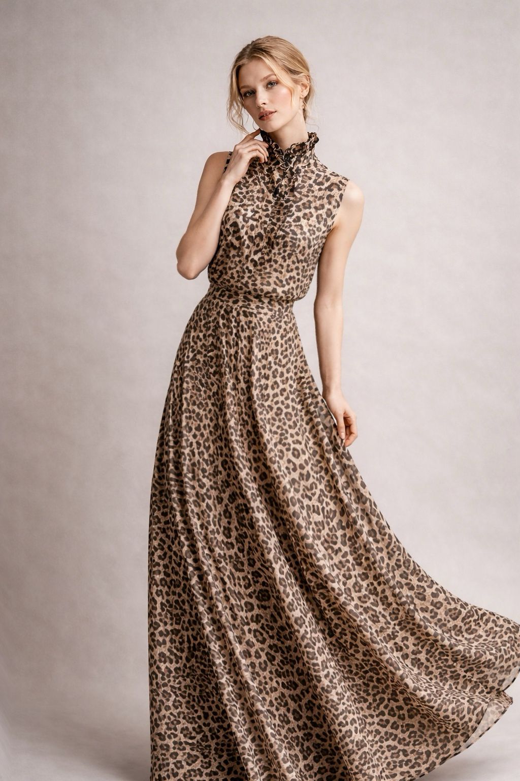 Roberta silk skirt