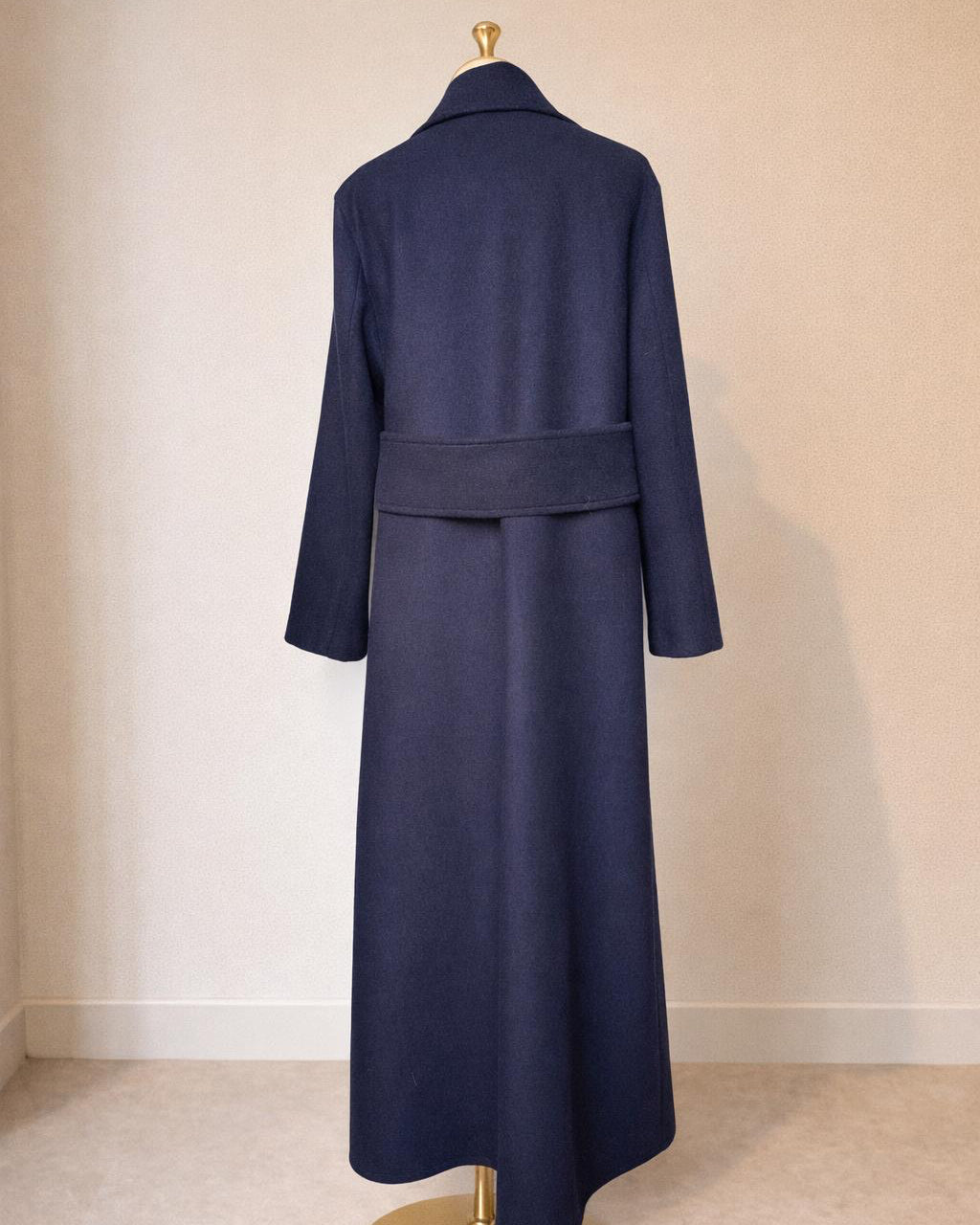 Double Breasted Coat with Martingala