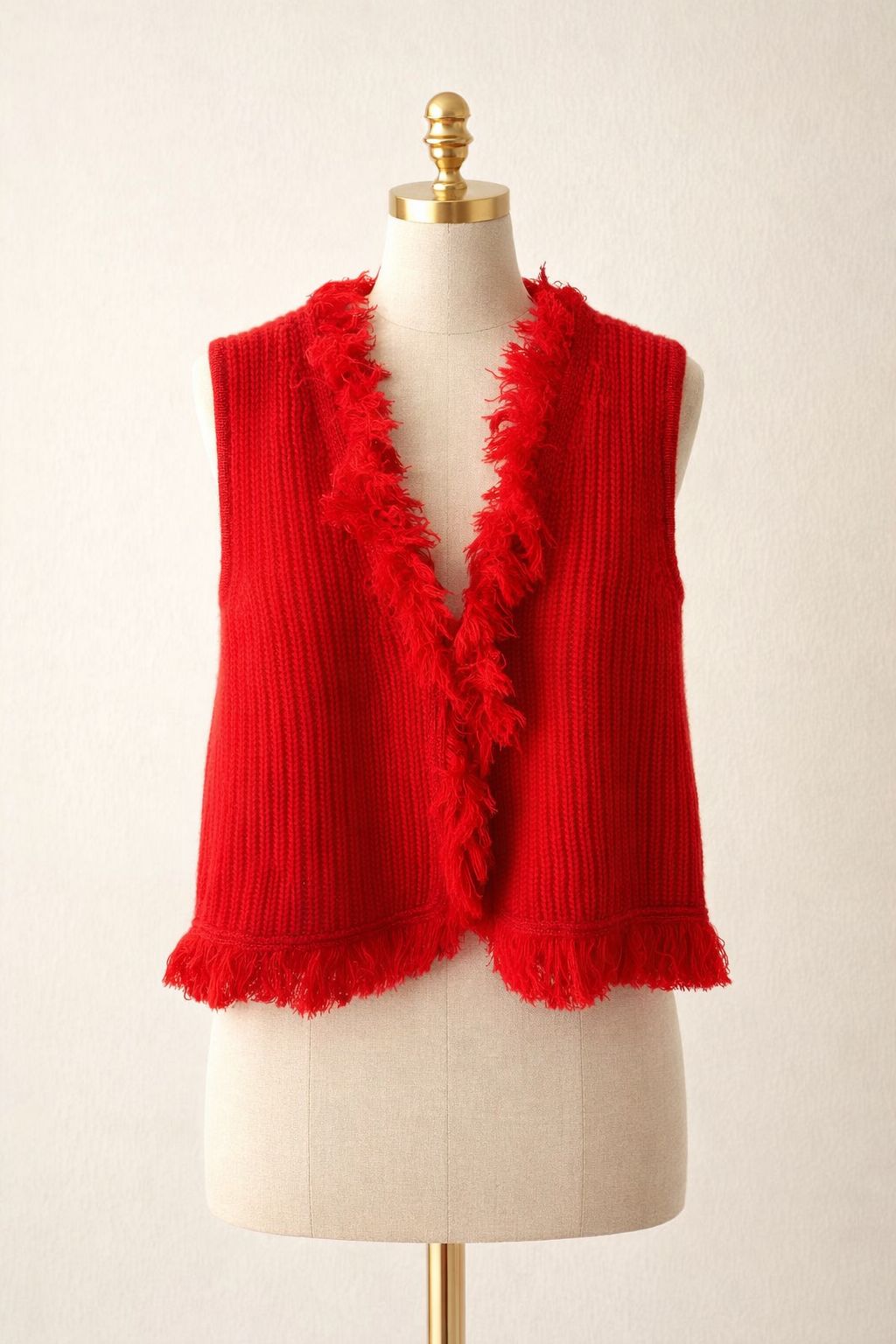 Bolero with fringes