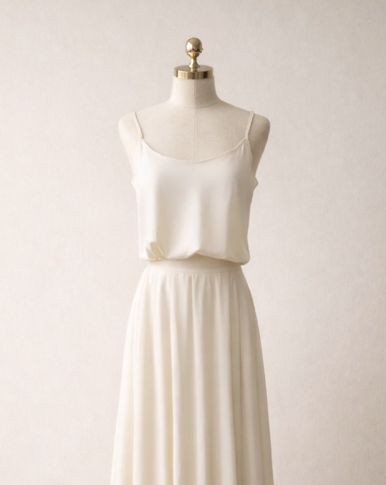 Bisou silk top
