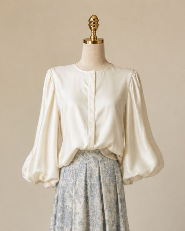 Lollipop silk blouse