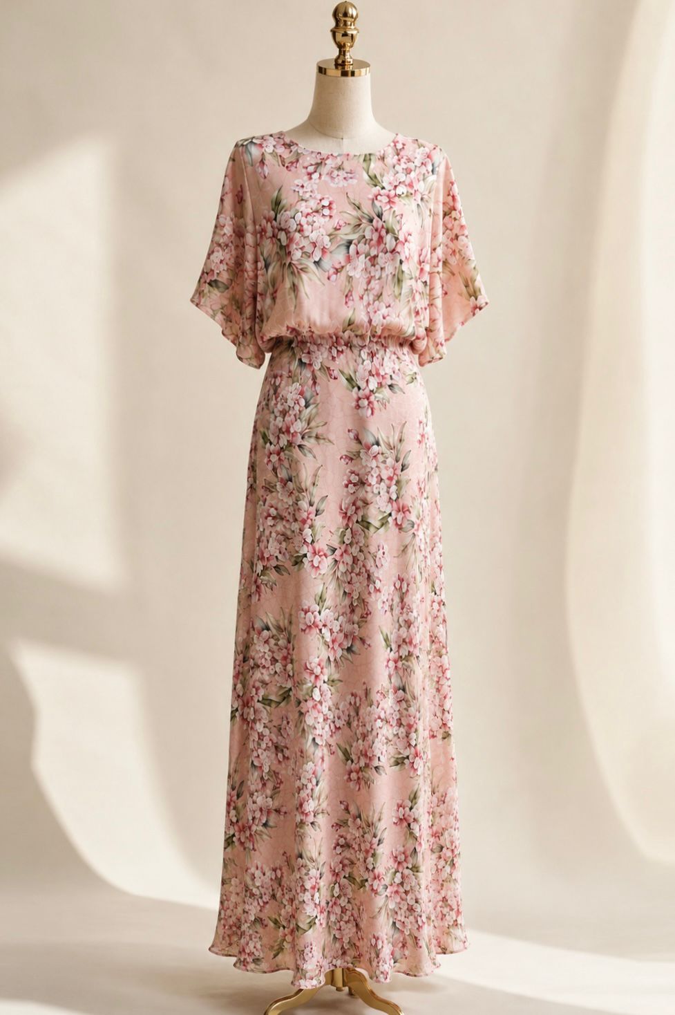 Costanza jacquard silk dress