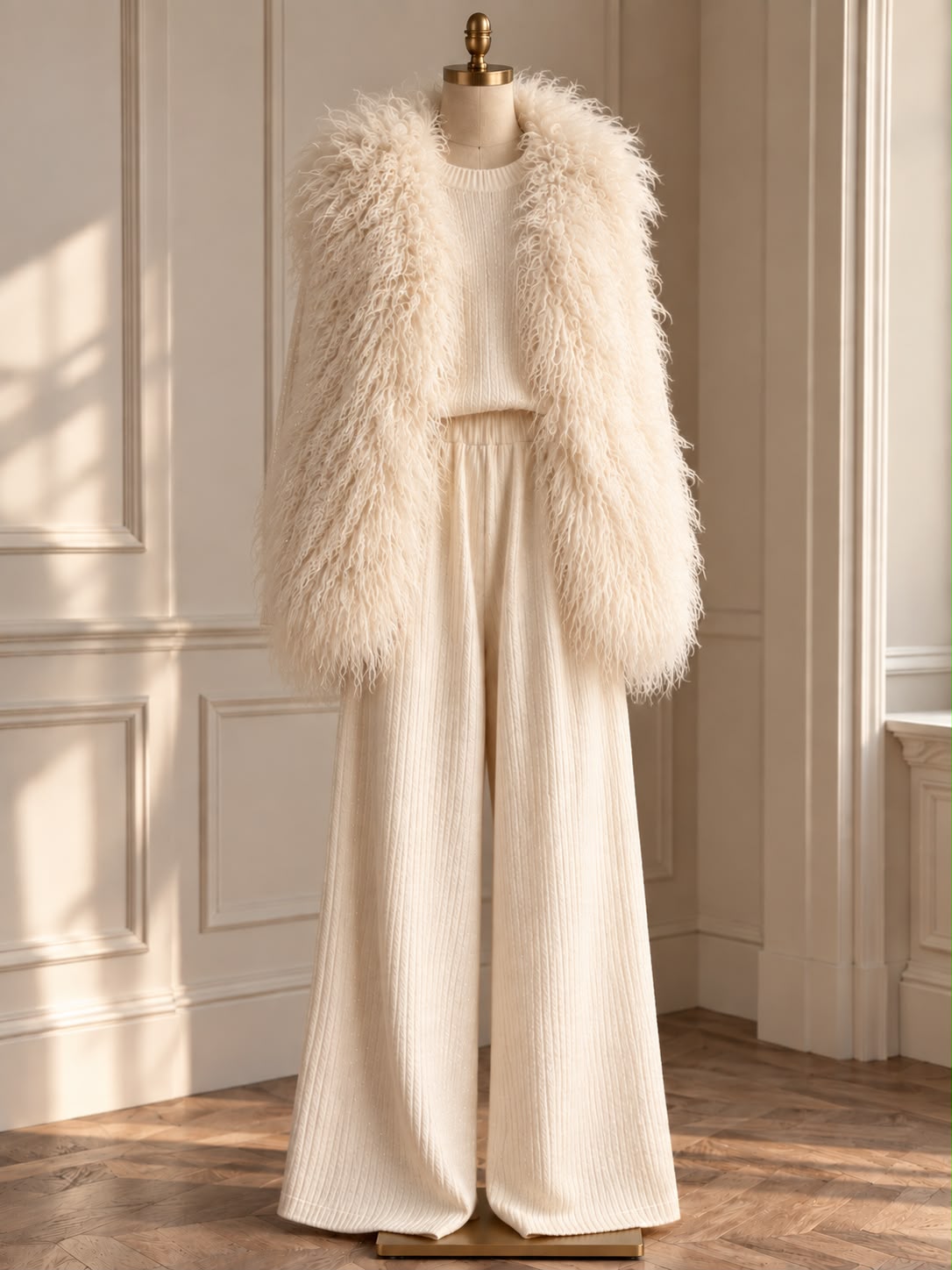 Shearling vest